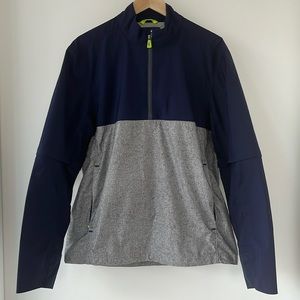 Polo Golf Convertible Weather Resistant 1/2 Zip Pullover